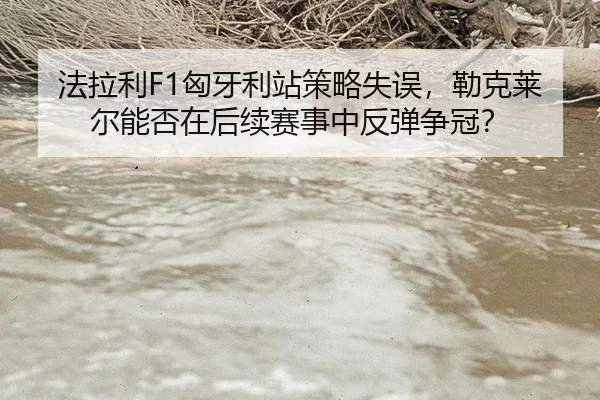 法拉利F1匈牙利站策略失误，勒克莱尔能否在后续赛事中反弹争冠？