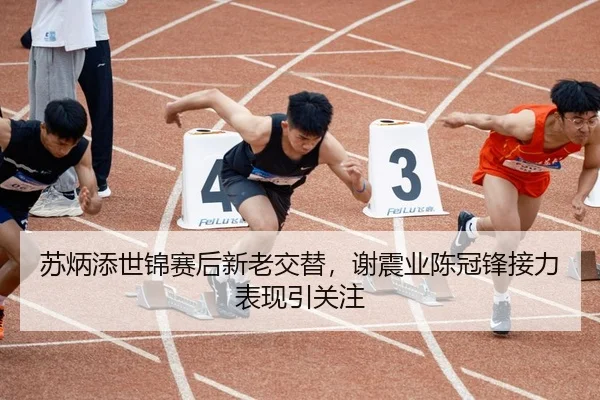 苏炳添世锦赛后新老交替，谢震业陈冠锋接力表现引关注